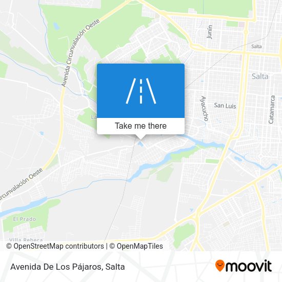 Avenida De Los Pájaros map