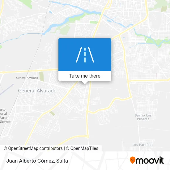 Juan Alberto Gómez map