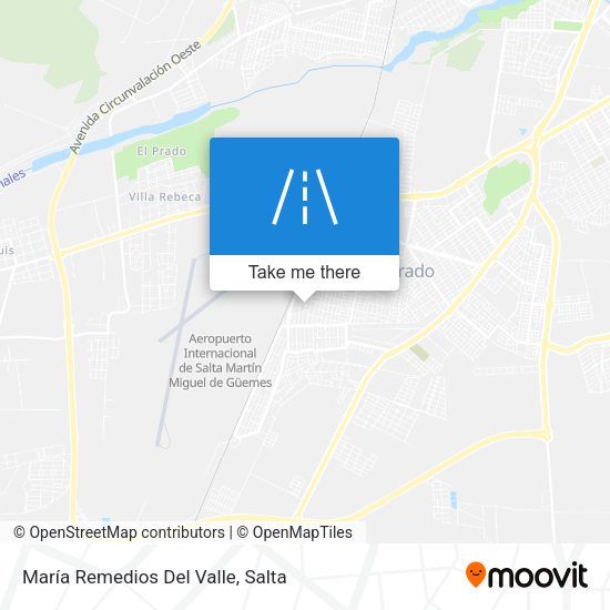 María Remedios Del Valle map