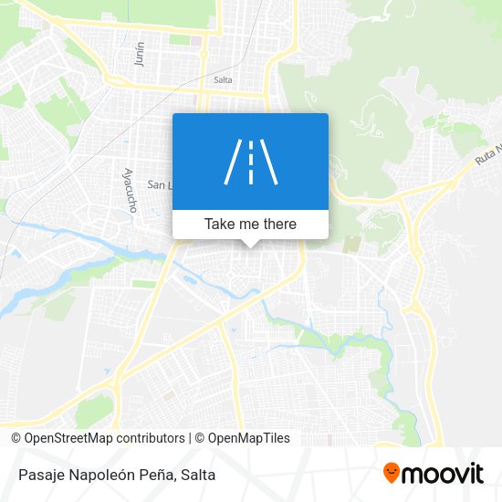 Pasaje Napoleón Peña map