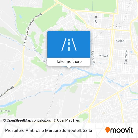 Presbítero Ambrosio Marcenado Boutell map