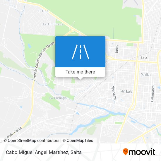 Mapa de Cabo Miguel Ángel Martínez