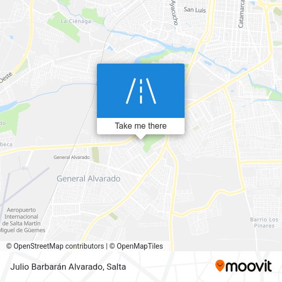 Mapa de Julio Barbarán Alvarado