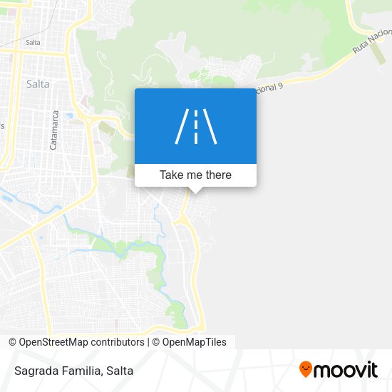 Mapa de Sagrada Familia