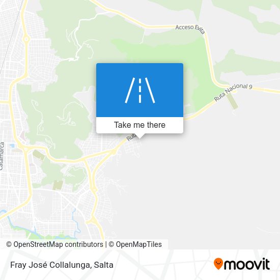 Mapa de Fray José Collalunga