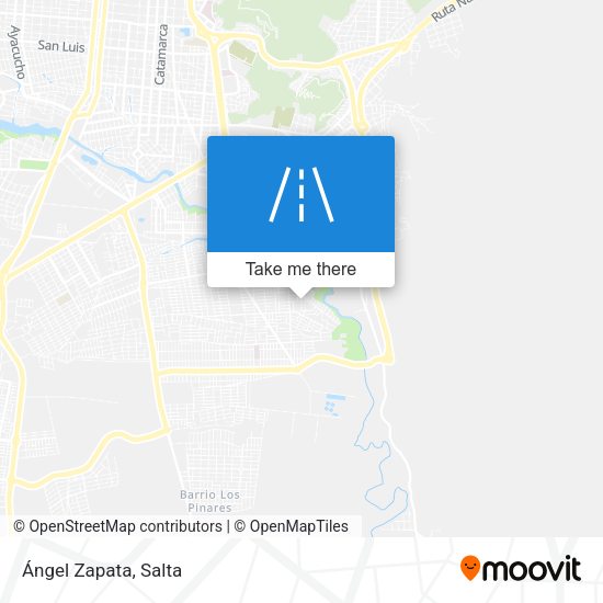 Mapa de Ángel Zapata