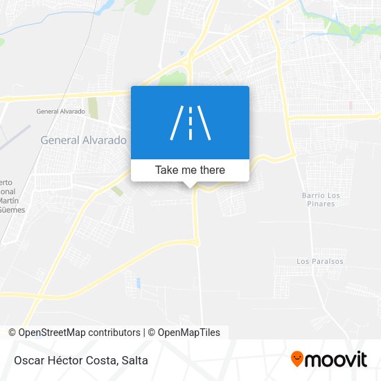 Oscar Héctor Costa map