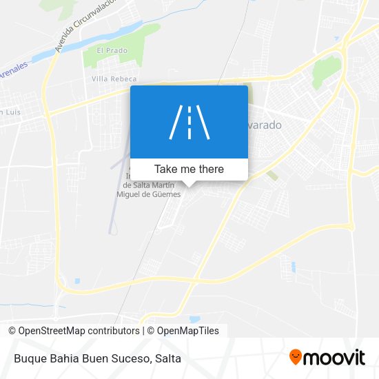 Buque Bahia Buen Suceso map