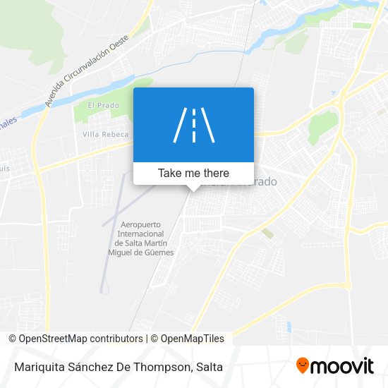 Mariquita Sánchez De Thompson map
