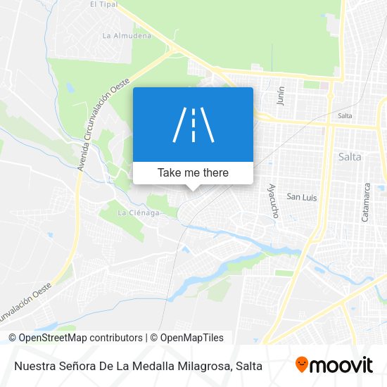 Nuestra Señora De La Medalla Milagrosa map