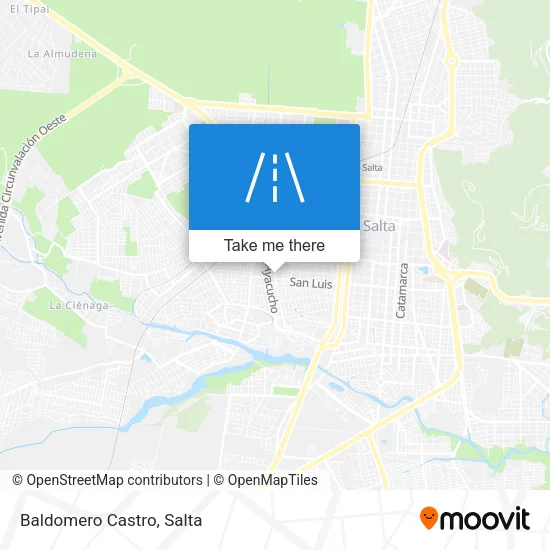 Mapa de Baldomero Castro