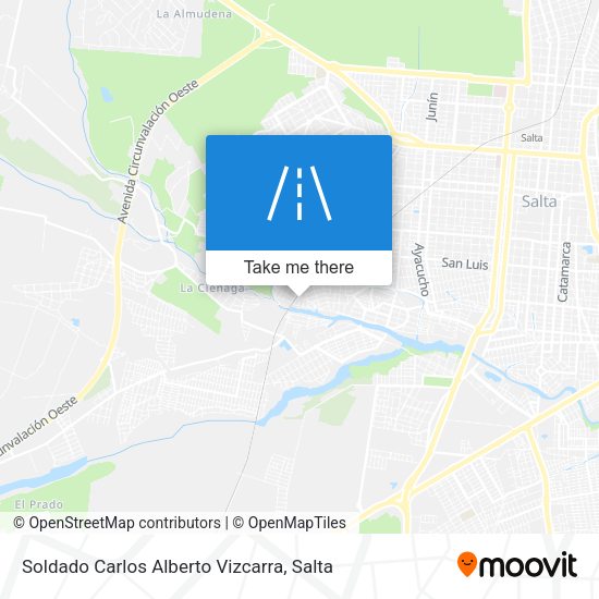 Soldado Carlos Alberto Vizcarra map