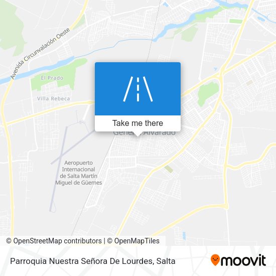 Parroquia Nuestra Señora De Lourdes map