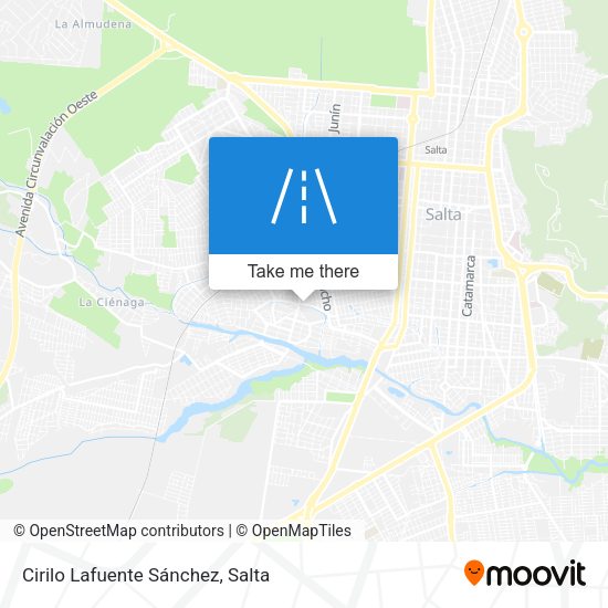 Mapa de Cirilo Lafuente Sánchez