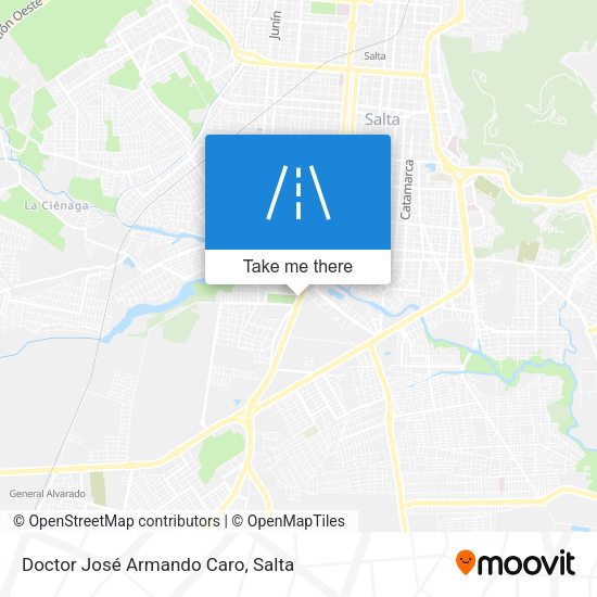 Mapa de Doctor José Armando Caro