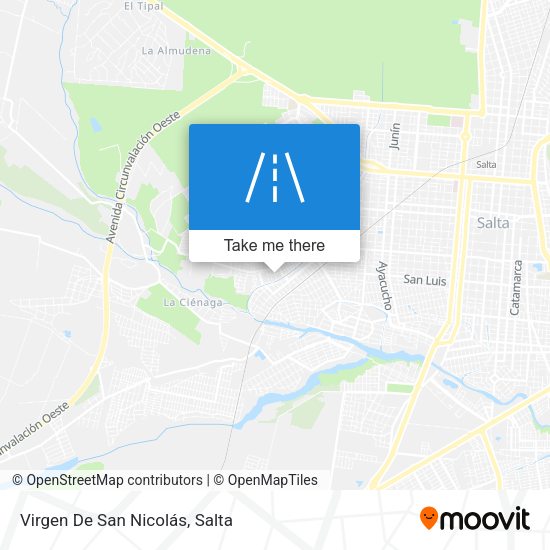 Virgen De San Nicolás map