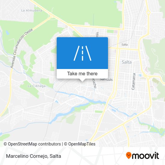 Mapa de Marcelino Cornejo