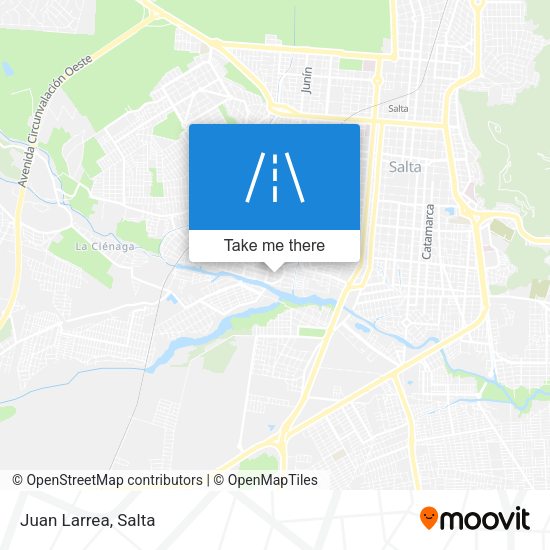 Mapa de Juan Larrea