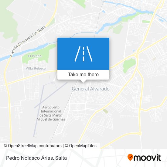Mapa de Pedro Nolasco Árias