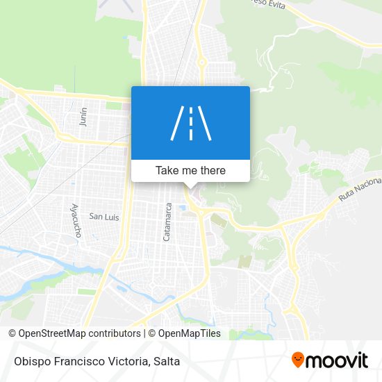 Obispo Francisco Victoria map