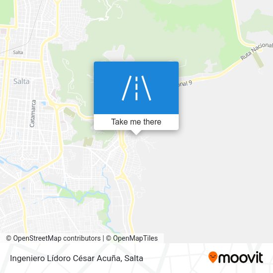 Ingeniero Lídoro César Acuña map