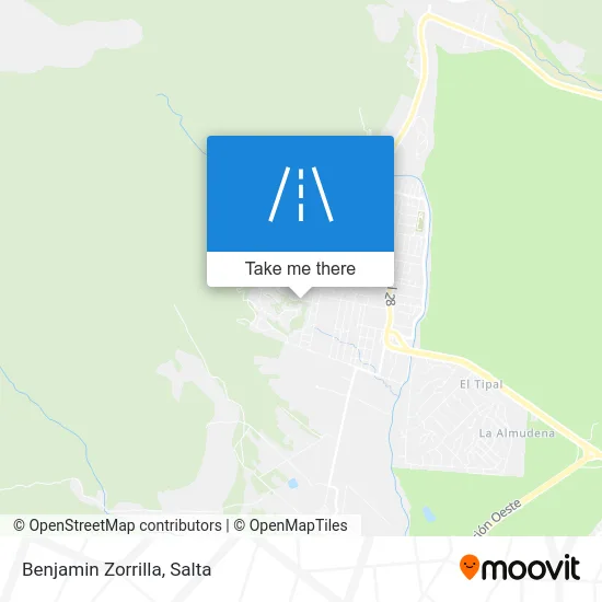 Benjamin Zorrilla map