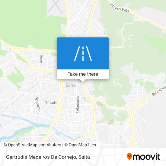 Gertrudis Medeiros De Cornejo map