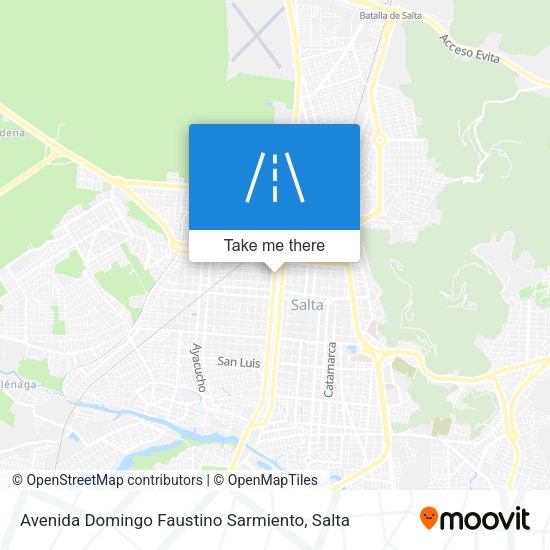 Mapa de Avenida Domingo Faustino Sarmiento