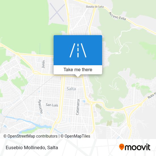 Mapa de Eusebio Mollinedo