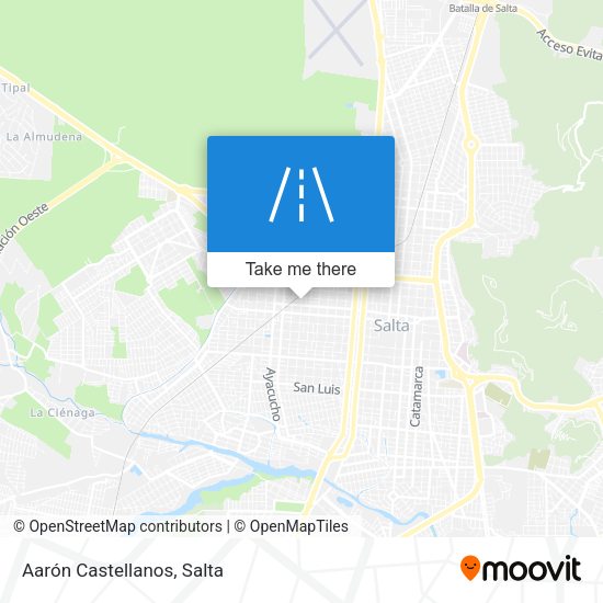 Aarón Castellanos map