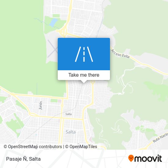 Mapa de Pasaje Ñ