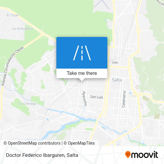 Doctor Federico Ibarguren map