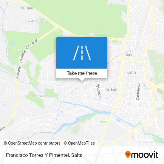 Francisco Torres Y Pimentel map