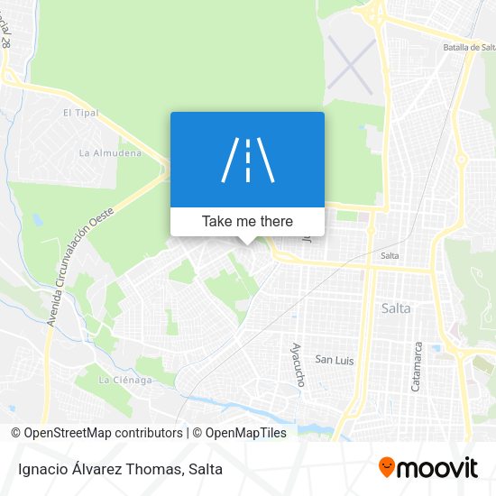 Ignacio Álvarez Thomas map