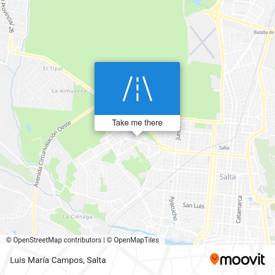 Mapa de Luis María Campos