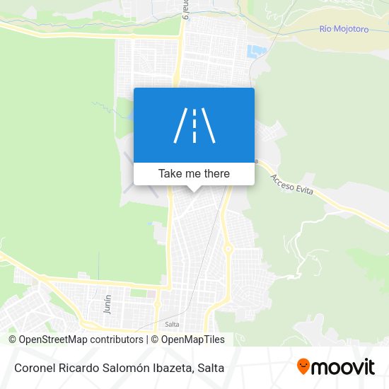 Coronel Ricardo Salomón Ibazeta map