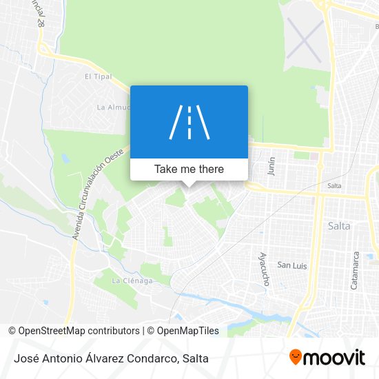 José Antonio Álvarez Condarco map