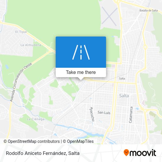 Rodolfo Aniceto Fernández map