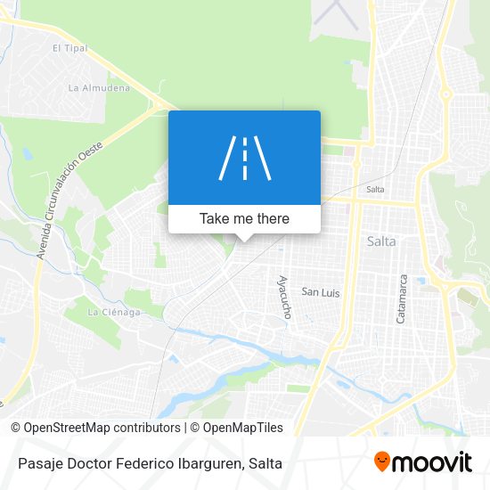 Pasaje Doctor Federico Ibarguren map