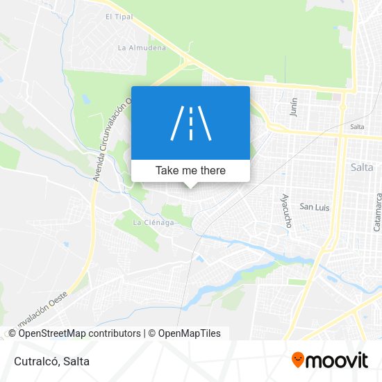Mapa de Cutralcó