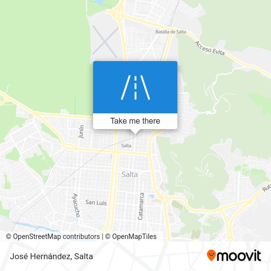 Mapa de José Hernández
