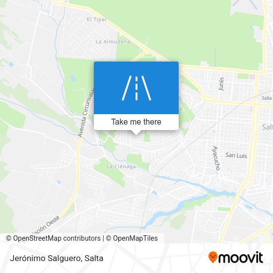Jerónimo Salguero map