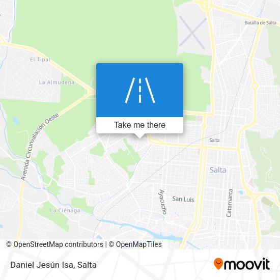 Mapa de Daniel Jesún Isa