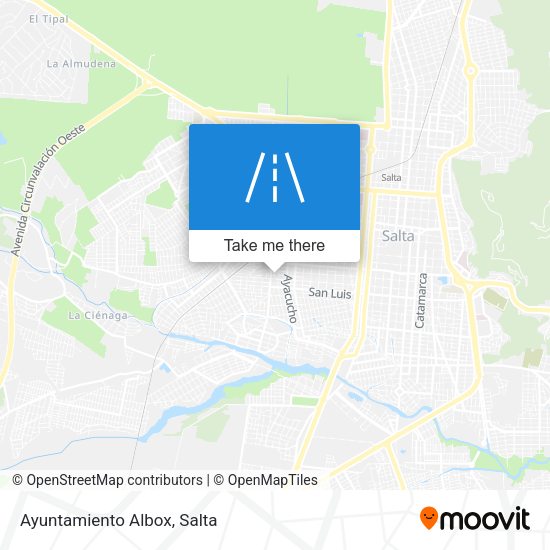 Mapa de Ayuntamiento Albox