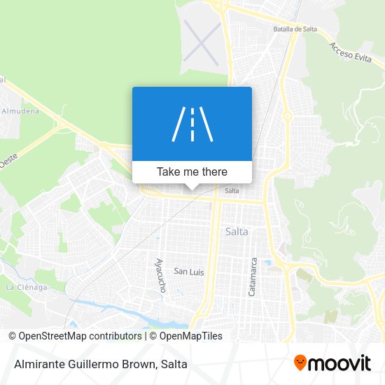 Almirante Guillermo Brown map