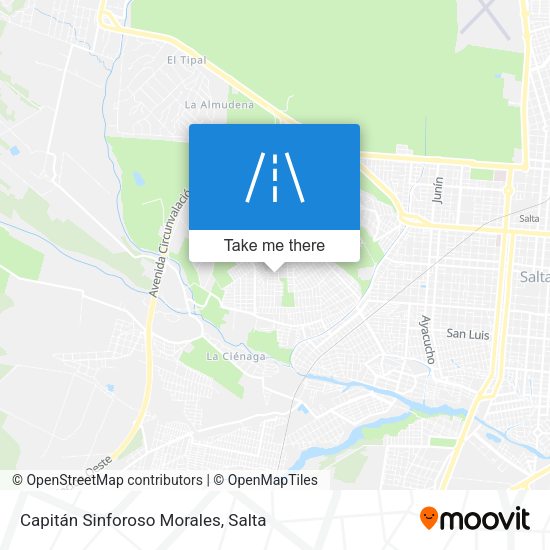Mapa de Capitán Sinforoso Morales