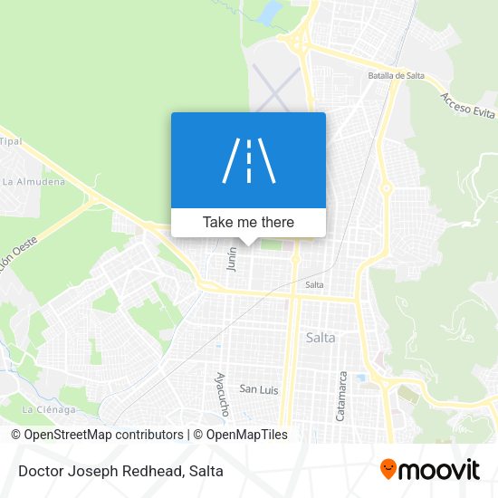 Mapa de Doctor Joseph Redhead