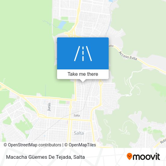 Macacha Güemes De Tejada map