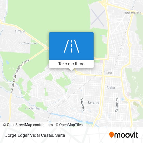 Jorge Edgar Vidal Casas map