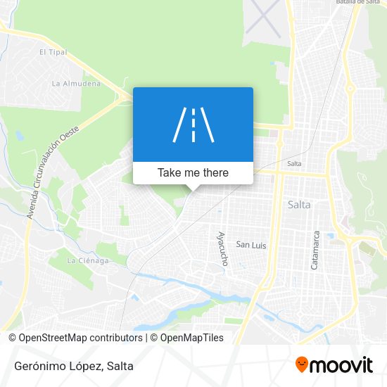 Mapa de Gerónimo López